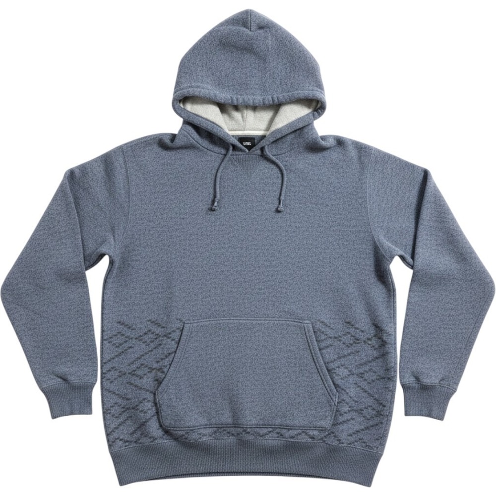 Vans Skater Knit Hoodie Cotton Blend Geometric Pattern Large Vans‎